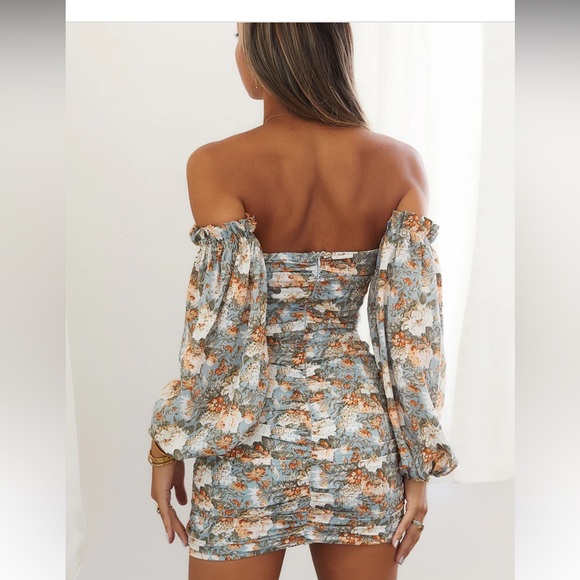 Hello Molly Basque Country Floral Dress Size US 4 - Picture 2 of 7